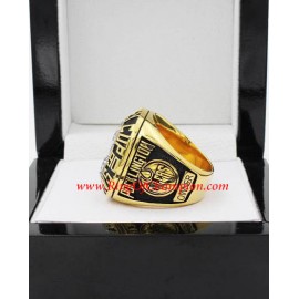 1989 - 1990 Edmonton Oilers Stanley Cup Championship Ring, Custom Edmonton Oilers Champions Ring