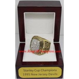 1994 - 1995 New Jersey Devils Stanley Cup Championship Ring, Custom New Jersey Devils Champions Ring