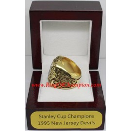 1994 - 1995 New Jersey Devils Stanley Cup Championship Ring, Custom New Jersey Devils Champions Ring