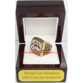 2000 - 2001 Colorado Avalanche Stanley Cup Championship Ring, Custom Colorado Avalanche Champions Ring