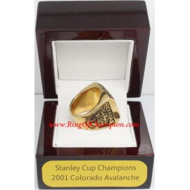 2000 - 2001 Colorado Avalanche Stanley Cup Championship Ring, Custom Colorado Avalanche Champions Ring