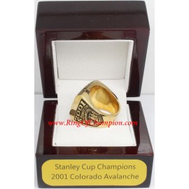 2000 - 2001 Colorado Avalanche Stanley Cup Championship Ring, Custom Colorado Avalanche Champions Ring