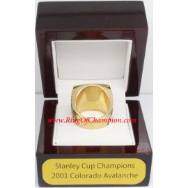 2000 - 2001 Colorado Avalanche Stanley Cup Championship Ring, Custom Colorado Avalanche Champions Ring