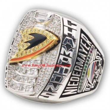 2006 - 2007 Anaheim Ducks Stanley Cup Championship Ring, Custom Anaheim Ducks Champions Ring