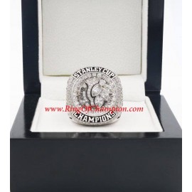  2014 - 2015 Chicago Blackhawks Stanley Cup Championship Ring, Custom Chicago Blackhawks Champions Ring