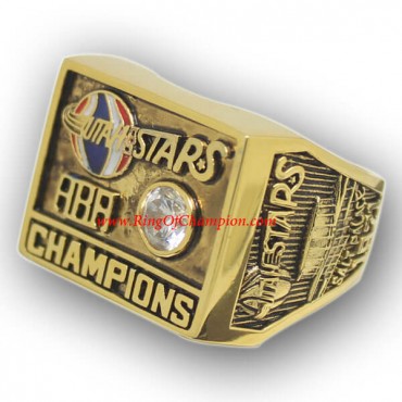 1971 Utah Stars ABA American Basketball Association Championship Ring, Custom Utah Stars Champions Ring